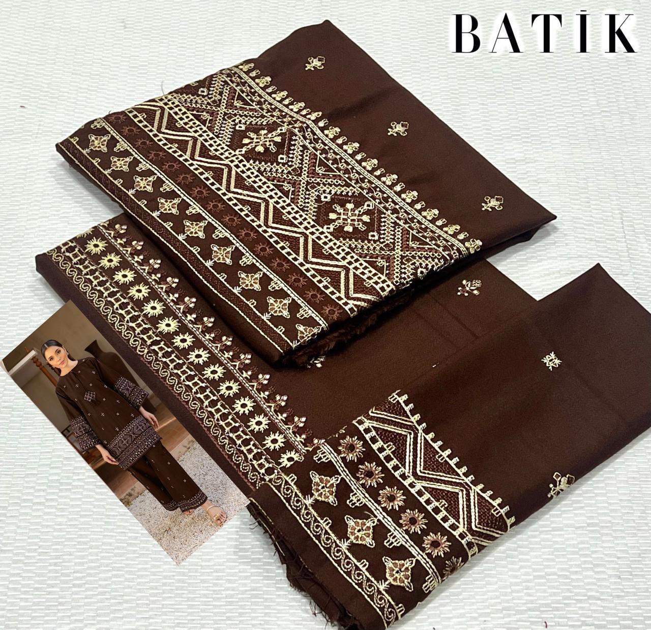 BATIK Dhanak Embroided 2 piece D-003