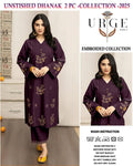 URGE Dhanak Embroided 2 piece D-007