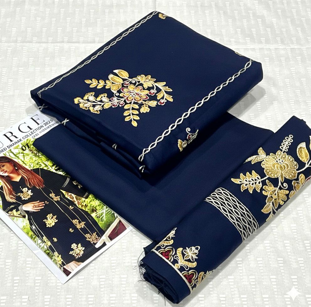 URGE Dhanak Embroided 2 piece D-009