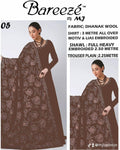 Bareeze Dhanak Embroidered 3piece D-001
