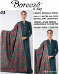 Bareeze Dhanak Embroidered 3piece D-003