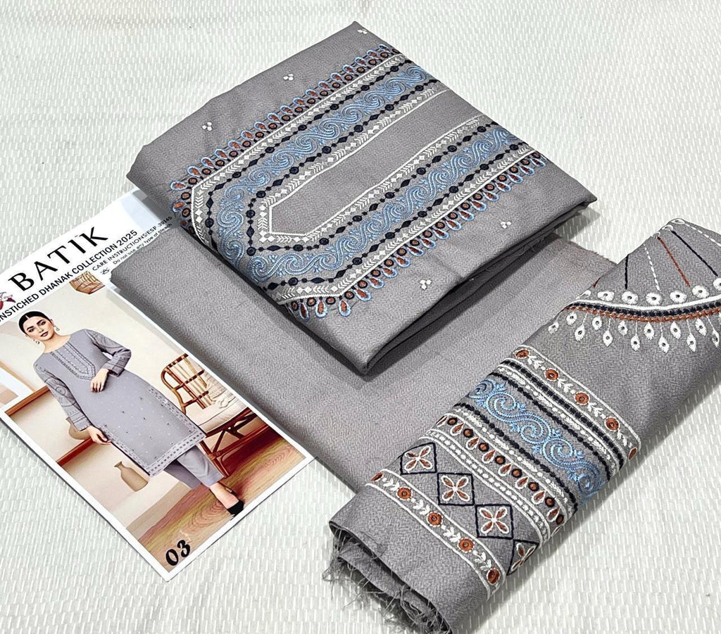 BATIK Dhanak Embroided 2 piece D-002