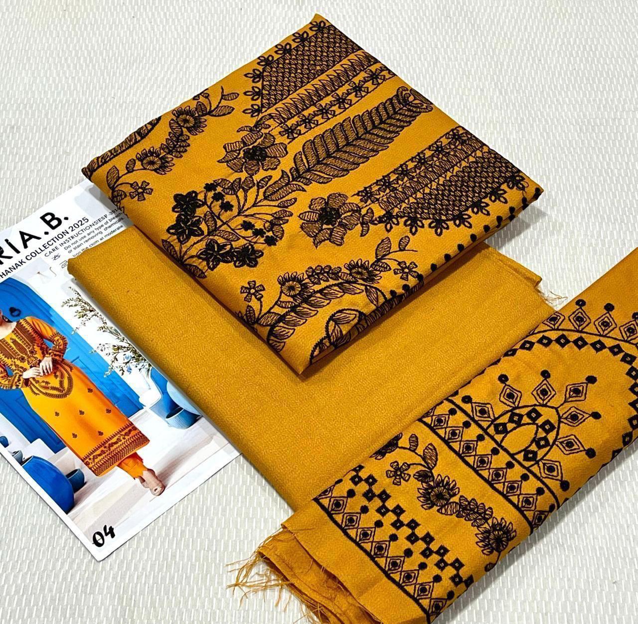 MARIA.B. Dhanak Embroided 2 piece D-002