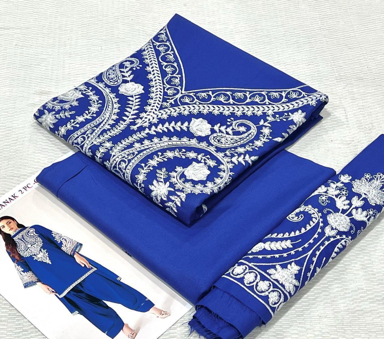 MARIA.B. Dhanak Embroided 2 piece D-003