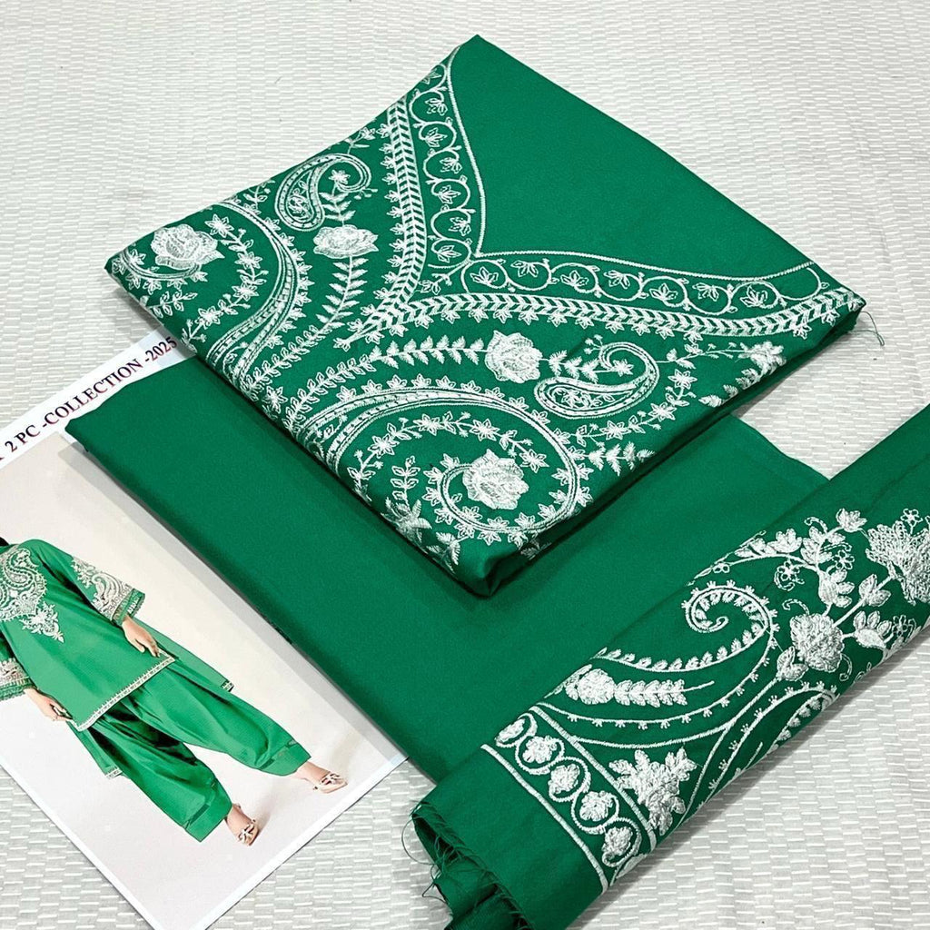 MARIA.B. Dhanak Embroided 2 piece D-004