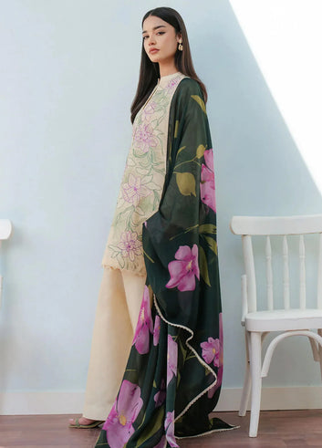 COCO LAWN EMB 2pc UNSTITCHED (#001)